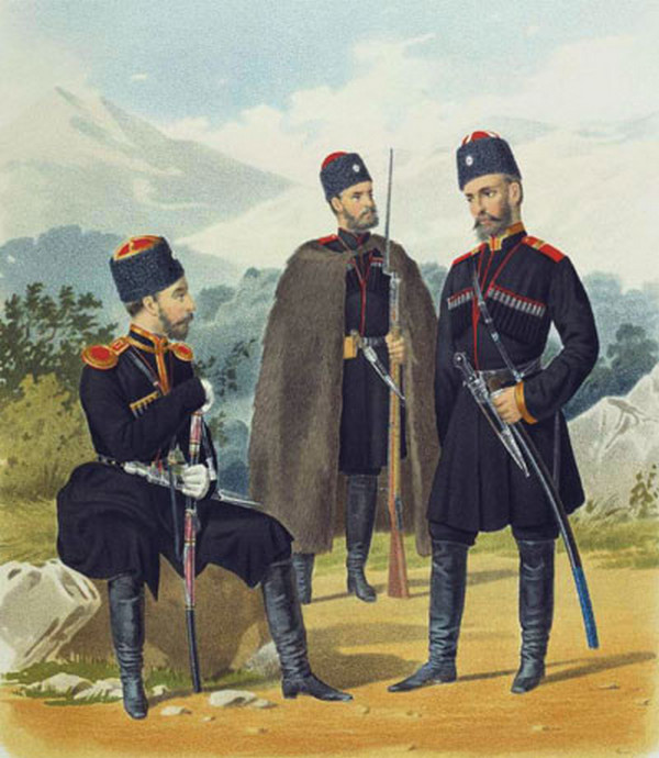 Волжские казаки в конце 19 века