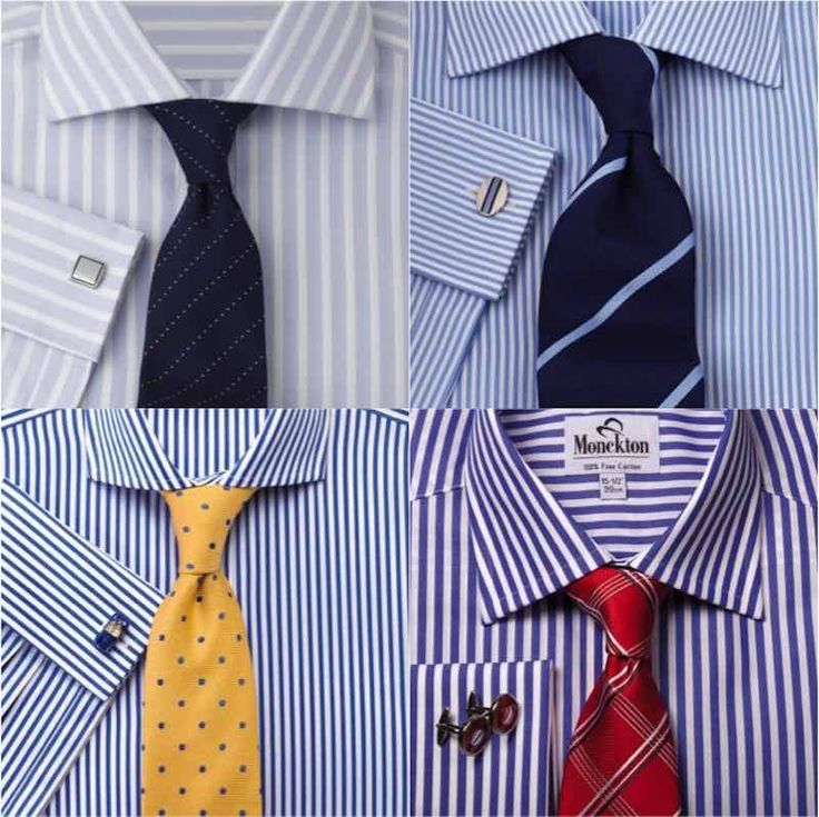 Сочетание цветов рубашки и галстука