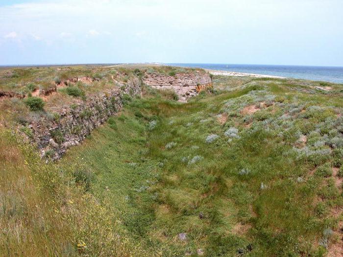 Крепость на азовском побережье Крыма