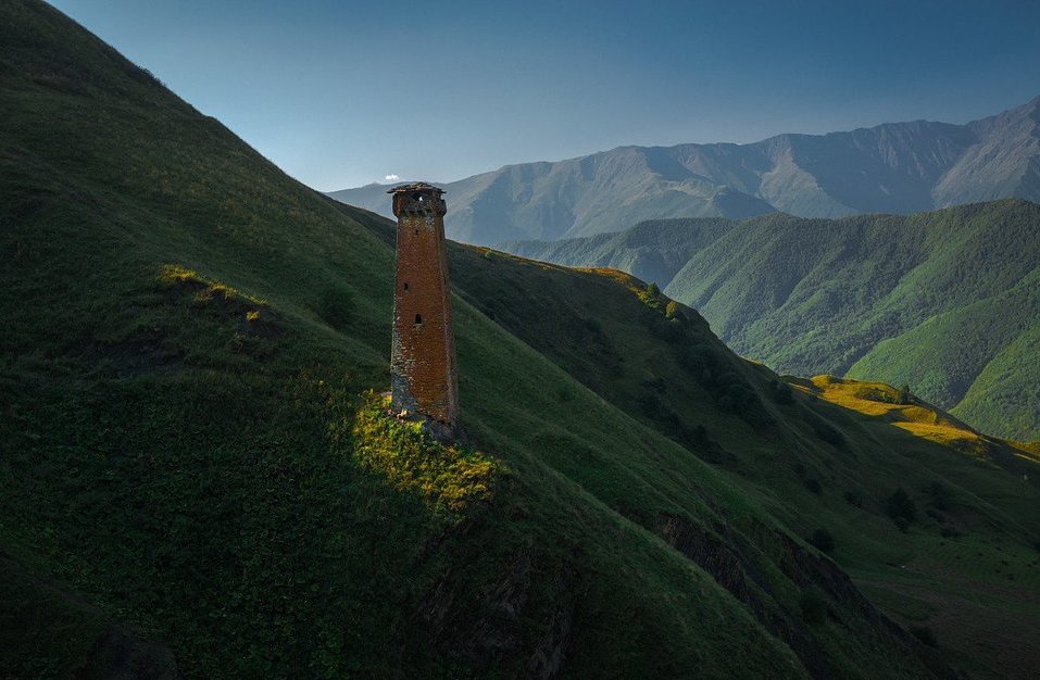 Башня в горной Чечне