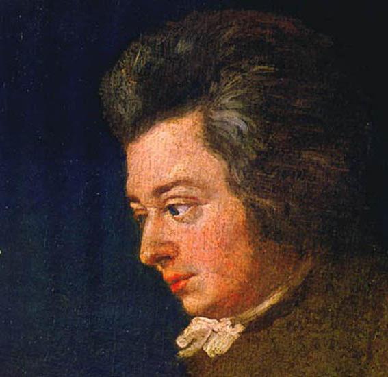 портрет моцарта фото