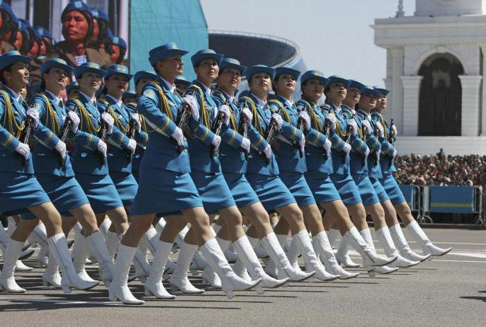 праздник День защитника отечества в Казахстане 
