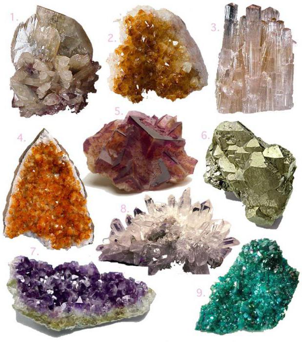 классификация минералов по ферсману и бауэру