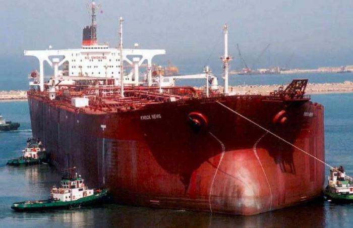  самый большой корабль в мире танкер knock nevis