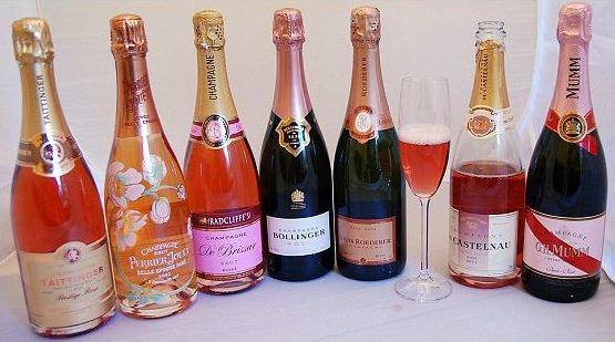 Французское розовое шампанское