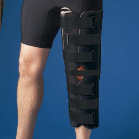 Бандаж на колено с ребрами жесткости