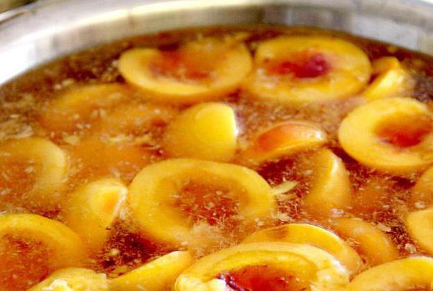 компот из персиков на зиму простой рецепт