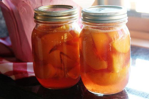 персиковый компот на зиму рецепт