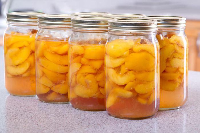 список рецептов заготовок компота на зиму из персиков
