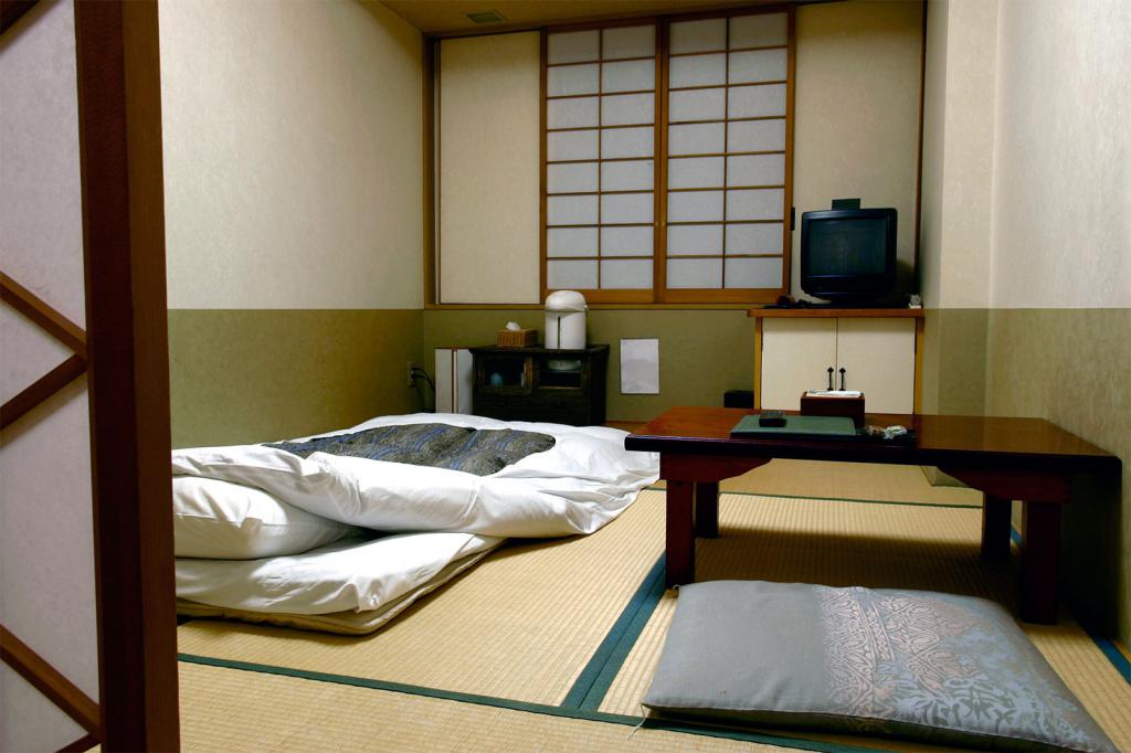 Комната в неприхотливом японском стиле