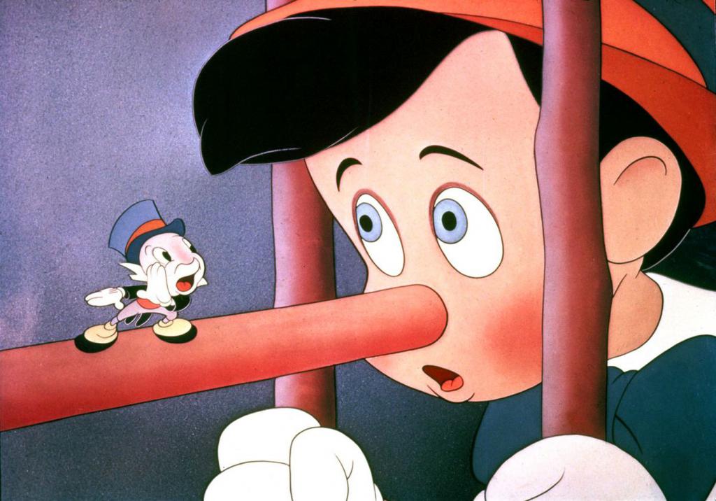 Узнаваемый образ лжеца - Пиноккио