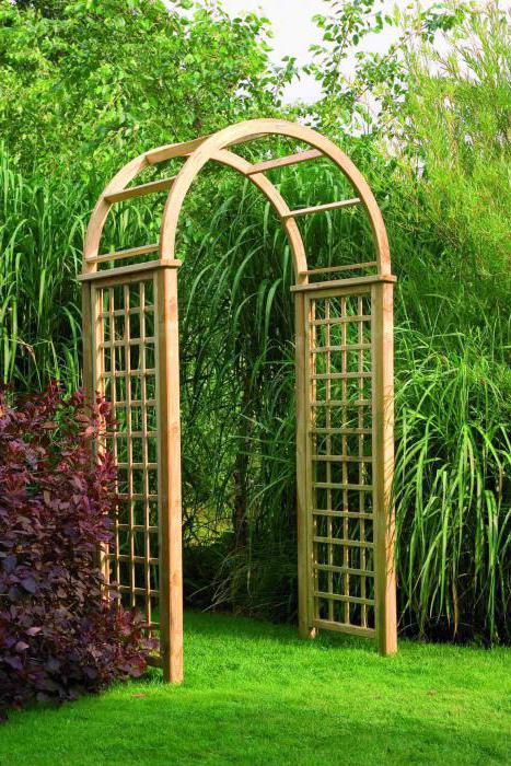 деревянные арки для сада 