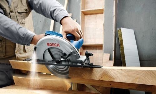 Распил дисковой пилой Bosch GKS 190