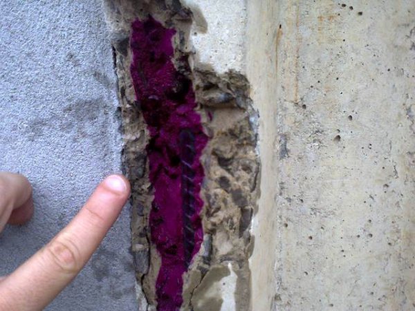 Оценка карбонизации бетона