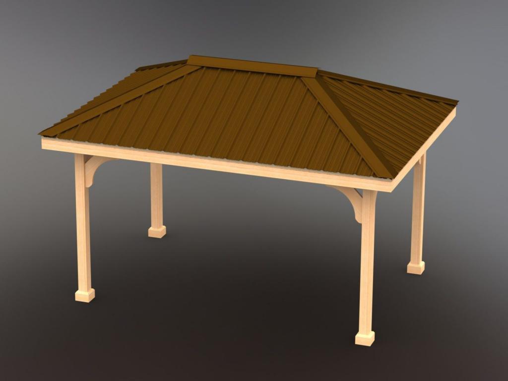 стропильная схема вальмовой крыши