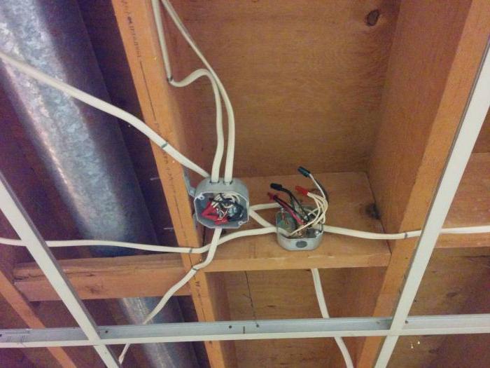 Прокладка кабеля за подвесным потолком