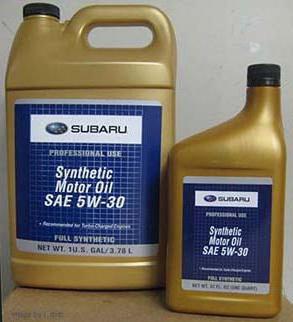 Масло "Субару": обзор, характеристики. Subaru Motor Oil SM 5W30