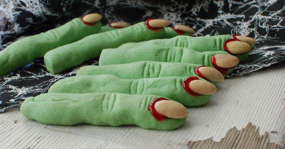 печенье на хэллоуин ведьмины пальчики 