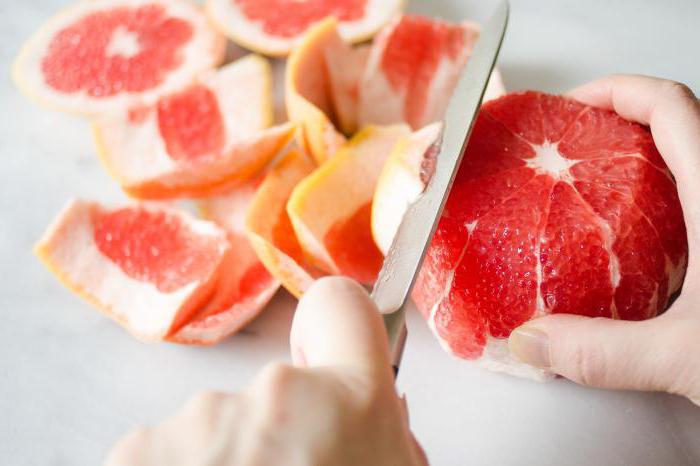 как чистить грейпфрут правильно фото