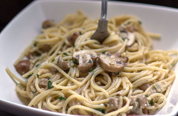 Соус для спагетти с грибами