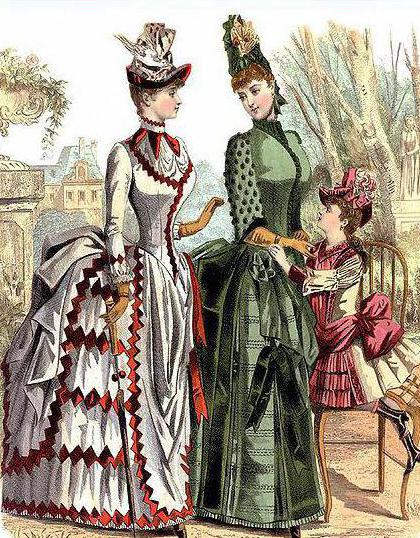 викторианский стиль в одежде женщины