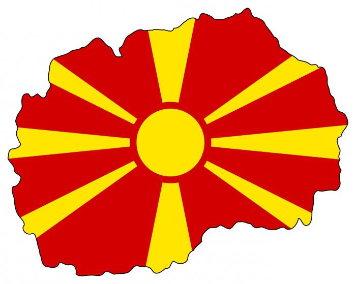 флаг Македонии фото