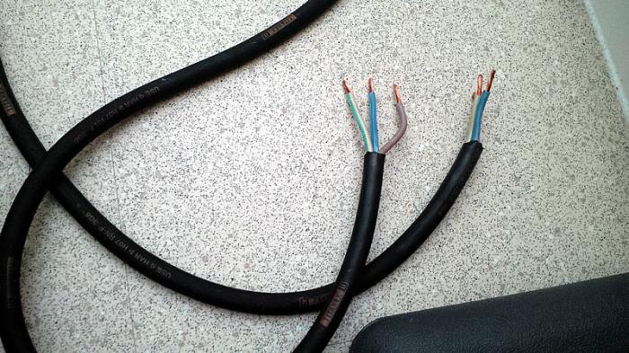 кабель для подключения электрической плиты