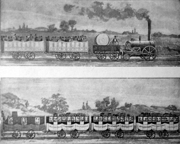 первые железные дороги