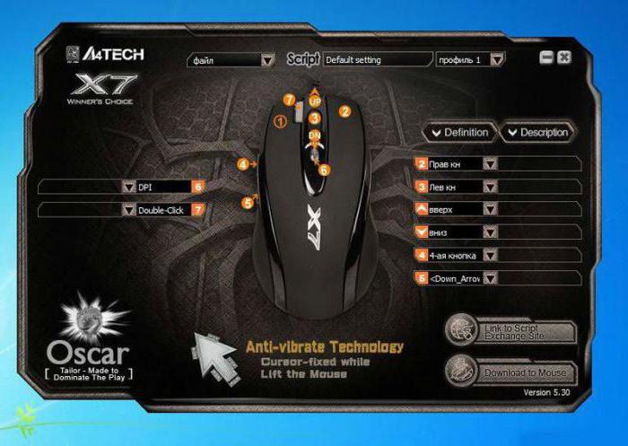 мышка a4tech x7 xl 750bh