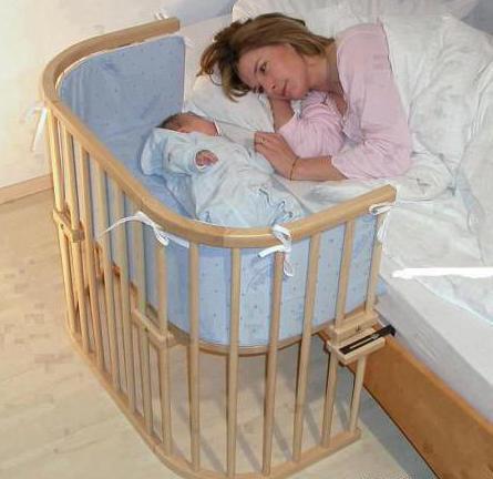 приставные детские кроватки для новорожденных