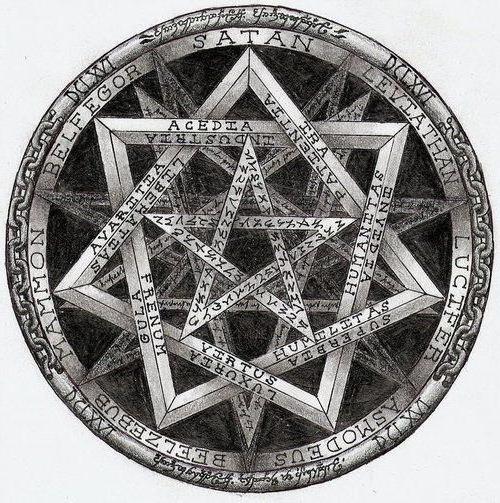 семиконечная звезда с треугольником