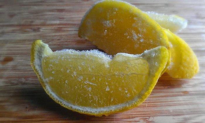 лимон дольками