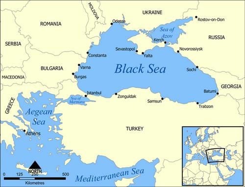 карта побережья азовского моря украина