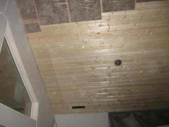 Устройство потолка в бане с холодным чердаком