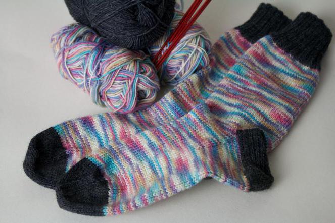 вязание мужских носков
