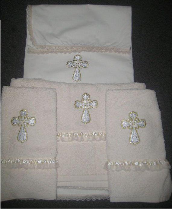  крестильное полотенце махровое 