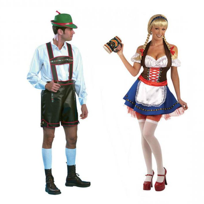 национальный немецкий костюм для женщин