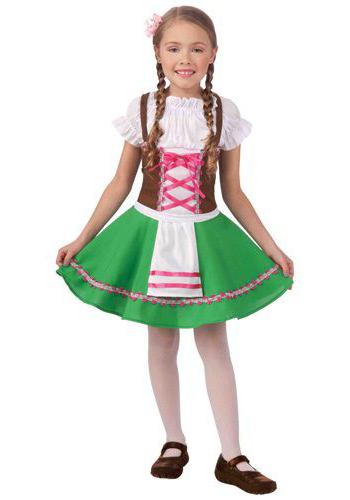 национальный немецкий костюм для девочки фото