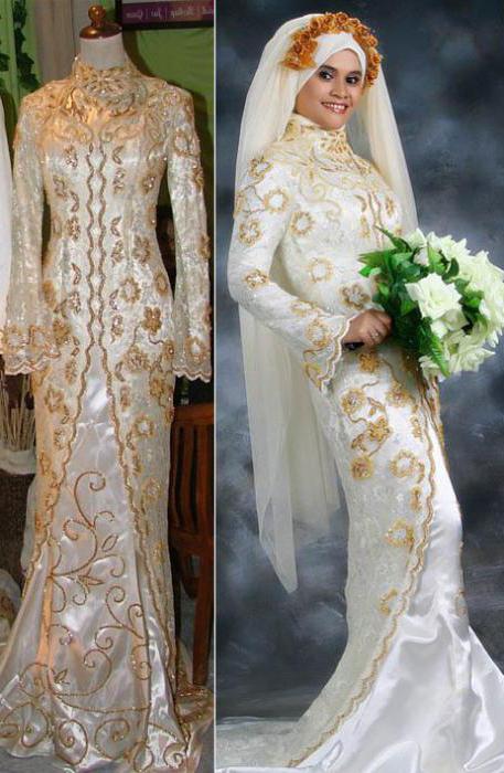 свадебные платья мусульманские