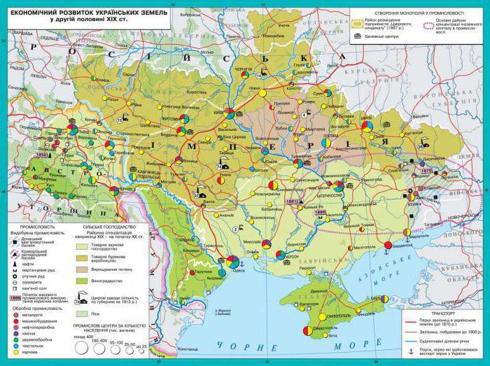 полезные ископаемые украины