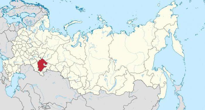 уфа на карте россии