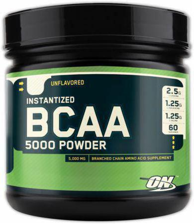 bcaa optimum nutrition 5000 powder 