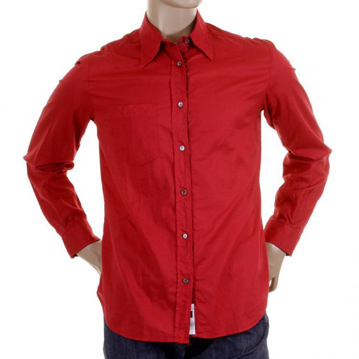 красная рубашка