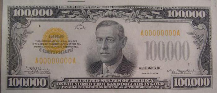 номиналы доллара сша какие банкноты существуют