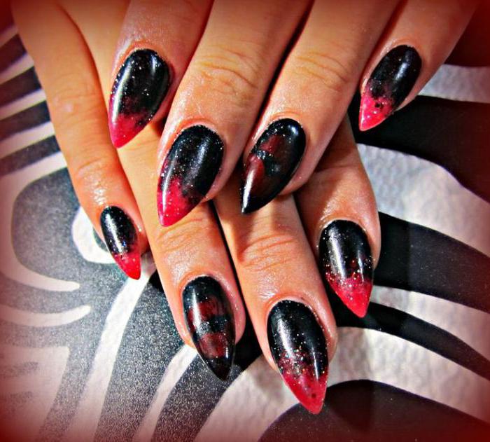 Красно-черный дизайн ногтей: интересные идеи, сочетания и рекомендации
