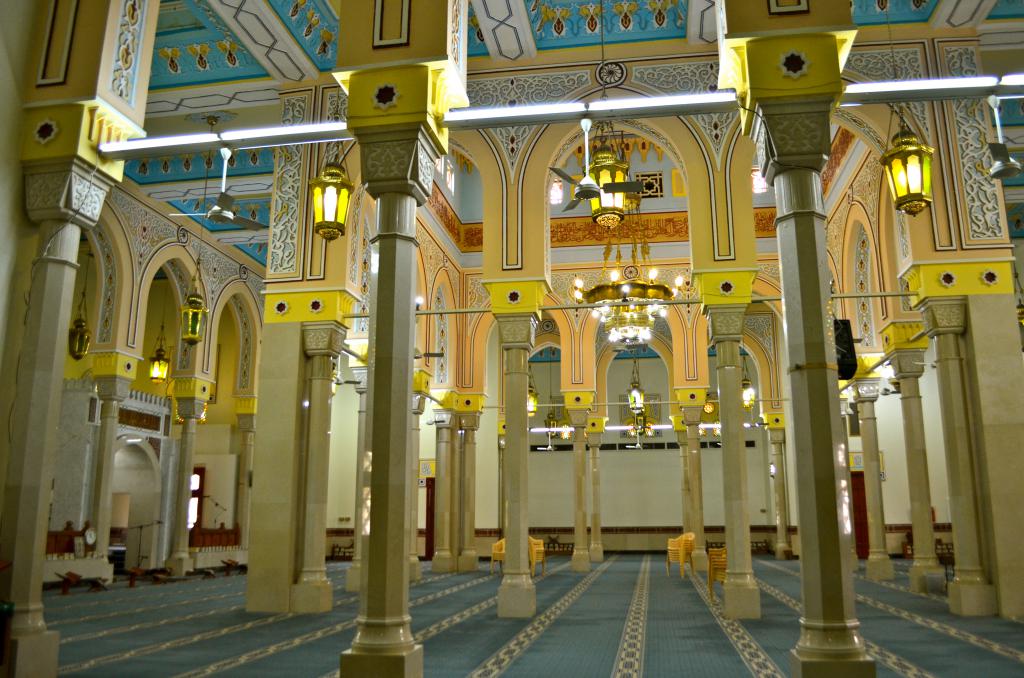роскошное убранство мечети