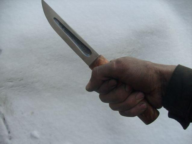Якутский рабочий нож.