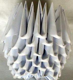 модульное оригами яйцо для начинающих 