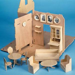как сделать мебель из картона для кукол 