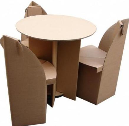 столик из картона